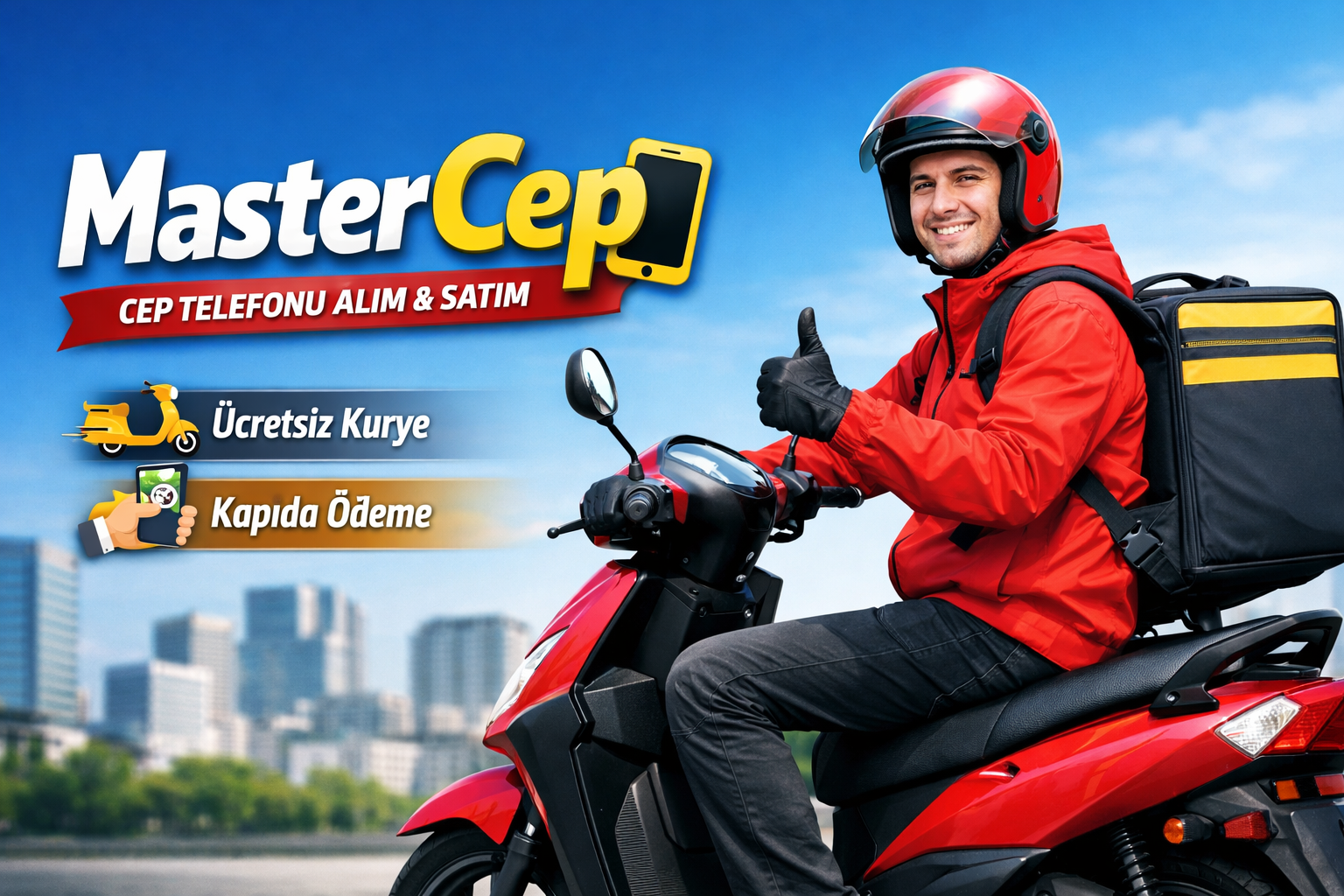 MasterCep - İzmir'de cep telefonu alım satım hizmeti, motorlu kurye ile ücretsiz teslimat ve kapıda ödeme